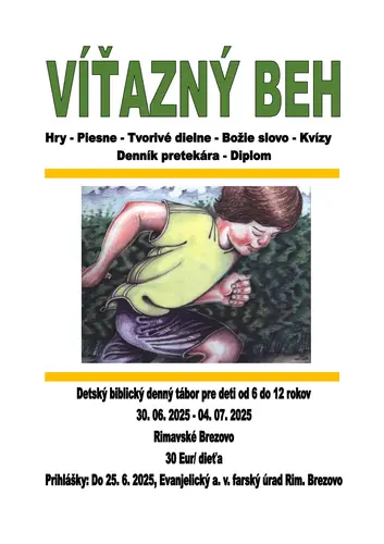 Víťazný beh - Detský denný tábor 2025