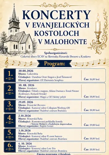Koncerty v Malohonte